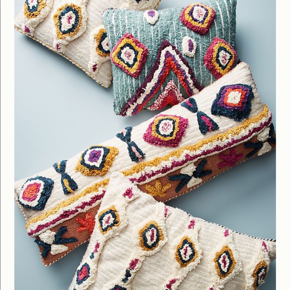 Anthropologie tufted ayla pillow
